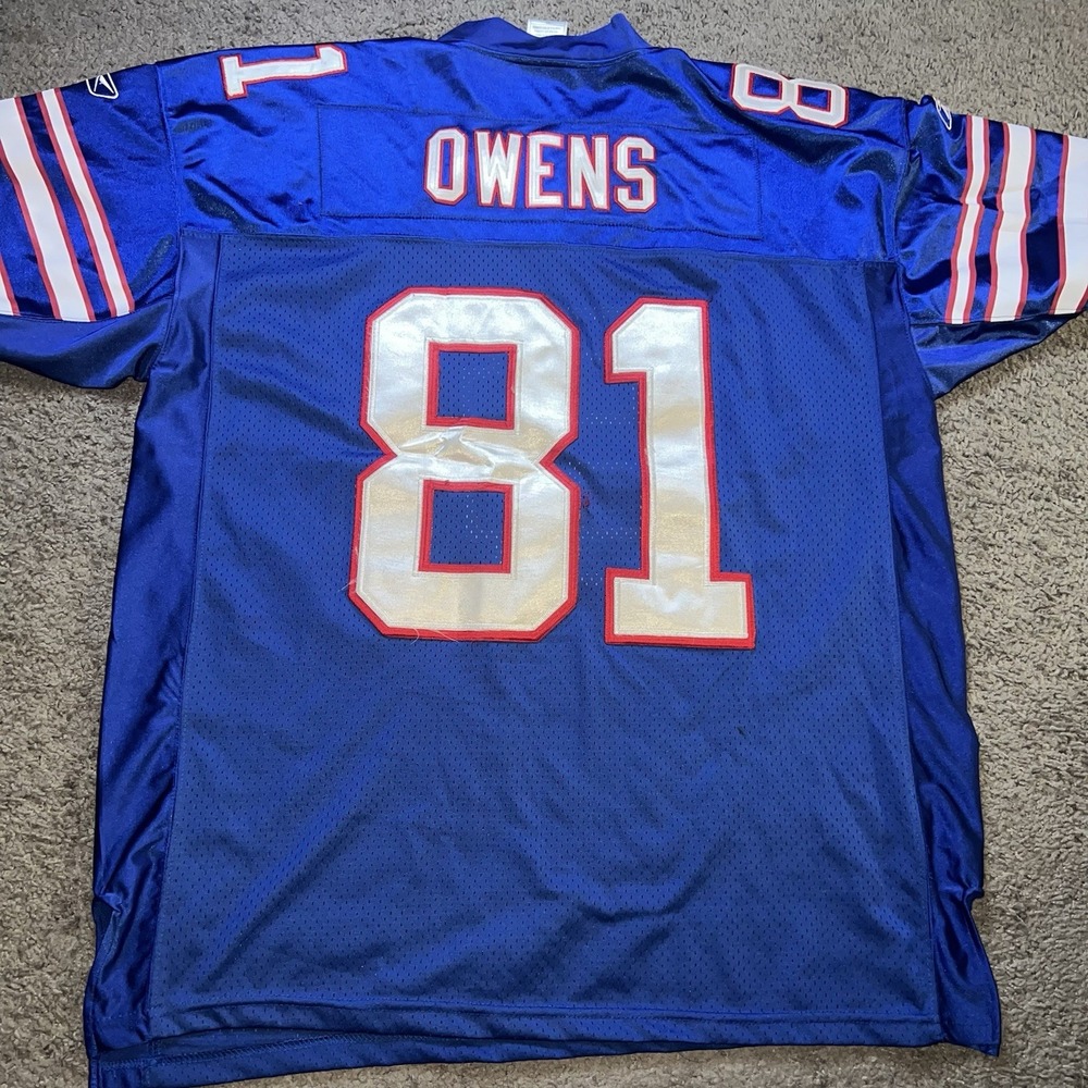 Reebok Buffalo Bills Terrell Owens #81 NFL Authentic Equipment Jersey Size 52